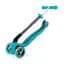Самокат Globber Primo foldable lights, колеса с подсветкой, бирюзовый (432-105-2) - миниатюра 7