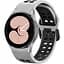 Ремінець для Samsung Galaxy Watch 4 40mm - біло-чорний ширина кріплення 20мм силікон перфорація розмір L Watchbands Galaxy Sport (WB00S4GALAXYSPORT5440) - мініатюра 1