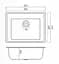 Кухонная мойка Platinum 5444 OASIS (SP000030774) - миниатюра 6