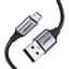Кабель Ugreen US290 USB 2.0- micro-USB 1 м Metal черный (60146) - миниатюра 1