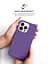 Силиконовый чехол для Apple iPhone 14 Pro, ICON2 Case, фиолетовый, противоударный, панель, защита всего корпуса, матовая поверхность Soft Touch, выступает над дисплеем, совместим с защитными стеклами и пленками, с микрофиброй, ArmorStandart (ARM68462) - мініатюра 8