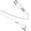 Кабель Hoco X40 Noah charging data cable for Micro Білий - мініатюра 1