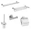 Комплект аксессуаров Hansgrohe Logis Universal 5в1 хром 41728000, Хром - миниатюра 1