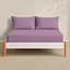 Простирадло Cosas на резинці фланель 100х200 amethyst, бузок (Flannel_28Amethyst_100x200x20) - мініатюра 4