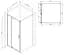Душова кабіна Am.Pm Gem Square Pivot 90x90 см без піддону black W90UG-404-090BT, Чорний, прозорий, чорний - мініатюра 8