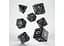 Набір кубиків Runic Black & white Dice Set , 7 шт. (SRUN01) - мініатюра 2