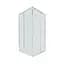 Душова кабіна Qtap Pisces CRM107-9SP5 75-90x75-90 см, скло Pear 5 мм без піддона, Хром, Універсальна, матовий - мініатюра 1