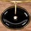 Умывальник Rea Margot 52x40 black gold (REA-U8978) - миниатюра 4