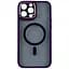 Чохол Creative TPU PC Metal Calais MagSafe Apple iPhone 13 Pro Max Deep Purple - мініатюра 1