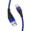 USB кабель Kaku KSC-098 USB - Type-C 1,2m - Blue - мініатюра 1