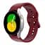 Ремінець для Samsung Galaxy Watch 4 Classic 42mm - темно-червоний ширина кріплення 20мм силікон Watchbands Color Angle (W29-6WB62202667) - мініатюра 2