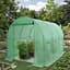 Теплиця тунельна Greenhouse 6м2 (300х200х200см.) - мініатюра 2