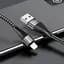 Кабель Hoco X57 Pisces Cable USB to Lightning 2,4A 1m Black - мініатюра 2