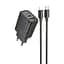СЗУ Hoco N63 Gentle PD30W+QC3.0 (1USB-A/1C) + кабель Type-C to Lightning Black - миниатюра 1