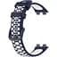 Ремінець DK для Huawei Band 8 / 9 Silicone Sport Band Nike (016452) (blue / white) - мініатюра 1