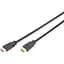 Кабель Digitus HDMI (M/M), 4K@60Гц, Ultra HD, золото, 5м, чорний teh0025051 - мініатюра 1