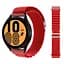 Ремінець для Samsung Galaxy Watch 4 44mm - червоний Watchbands NormalCloth ширина кріплення 20мм нейлоновий (W24-3WB22243221) - мініатюра 3
