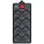 Мережевий фільтр живлення REAL-EL REAL-EL RS-8 PROTECT, 1.8m, black (EL122300021) - мініатюра 1