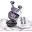 Бездротові навушники QCY AilyBuds Clear T32 Headphones фіолетові - мініатюра 5