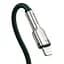 Кабель Baseus Cafule Metal Type-C to Lightning PD 20W (2m) green (CATLJK-B06) - мініатюра 3