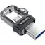 USB Flash накопичувач SanDisk 128GB Ultra Dual Drive m3.0 USB 3.0/microUSB OTG black (SDDD3-128G-G46) - мініатюра 3