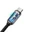 Кабель Baseus Display Fast Charging Data Cable Type-C to Type-C 100W 1m CATSK-B01 Black - мініатюра 3