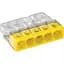 Клема Brille Wago Compact для розподільних коробок 5X2.5 прозора/жовта без пасти 2273-205 - мініатюра 1