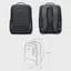 Рюкзак 90 points giant energy backpack black 33L 90BBPCB22156U Black - мініатюра 2