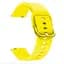 Силіконовий ремінець One Watchbands Samsung Galaxy Watch 4 42mm Classic - жовтий розмір L ширина кріплення 20мм (WB00S4ONE2442) - мініатюра 2