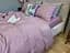 Комплект постільної білизни Washed Cotton з вареної бавовни Рожевий Маув Mauve - мініатюра 3