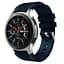 Силіконовий ремінець Watchbands Galaxy для Amazfit GTR 46mm GTR 2 - темно синій ширина кріплення 22мм розмір L (WB001GALAXYDARKBLUEAGTR) - мініатюра 2