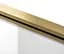 Душова стінка Rea Aero 110 brushed gold REA-K9840, прозорий, золотий - мініатюра 5