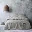 Постільна білизна Lotus Home Washed cotton - Solid light antracite євро - мініатюра 3