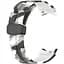 Ремінець для Samsung Galaxy Watch 5 40mm - біло-чорний ширина кріплення 20мм силікон Watchbands Cls-color (W30-8WB66352299) - мініатюра 2