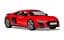 Конструктор Airfix суперкар Audi R8 Coupe QUICKBUILD червоний J6049 - мініатюра 5