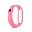 Ремешок для фитнес-браслета Lemfo для Xiaomi Mi Band 5, 6, 7 розовый - миниатюра 2
