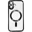 Чохол-накладка BeCover TPU Chrome Case (MagSafe) для Apple iPhone 16 Plus Black (712075) - мініатюра 1