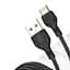 Кабель XO NB200 USB cable for Lightning 2.1A/1 м Чорний - мініатюра 1
