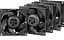 Корпусный вентилятор 80MM S8038-10K 4-PACK ACFAN00291A ARCTIC - миниатюра 1