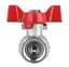 Кран кульовий Thermo Alliance Forte 1/2" ВЗ прямий, PN40, метелик SF607W15 - мініатюра 3