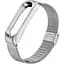 Ремешок BeCover Metal для Xiaomi Mi Band 3/4 Silver (704652) - миниатюра 1