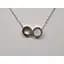 Срібне кольє Аметист з перламутром 1251050 - мініатюра 2