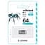 Flash Wibrand USB 3.2 Gen1 Ant 64GB Silver - миниатюра 2