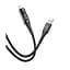 Дата кабель USB 2.0 AM to Lightning 1.0m 2.4A LED black XO (NB162-L-1-BK) - мініатюра 1