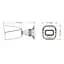 IP-відеокамера 4Mp TVT TD-9441C4(PE/WR1) Full Color f=2.8mm з мікрофоном (77-00440) - мініатюра 2