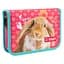 Шкільний пенал твердий Smart одинарний з клапаном HP-03 Cute lovely - мініатюра 1