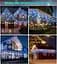 Уличная гирлянда Icicle Outdoor со снежинкой, 10,7M/35Ft 240LED Подключаемые Icicle Lights Waterproof, 8 режимов и 3 таймера - миниатюра 6