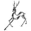 Декоративна фігурка Yiwu Reindeer 30х8х29 см металева статуетка колекційна для дому декор на камін HP-7-9 - мініатюра 4