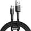 Кабель Baseus cafule Cable USB to Micro 2A 3 м Сірий + Чорний - мініатюра 1