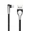 Кабель Baseus MVP Mobile Game L Shape Cable USB to Lightning 1m CAMVP-P01 Black - мініатюра 1